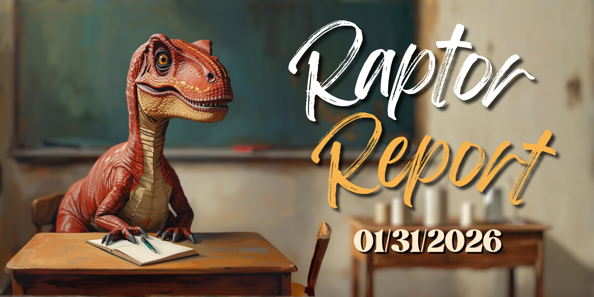 Raptor Report banner- 11/22/2025
