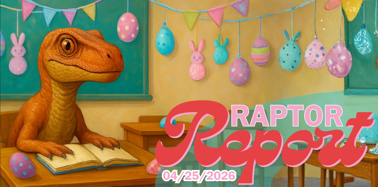 Raptor Report banner- 02/21/2026