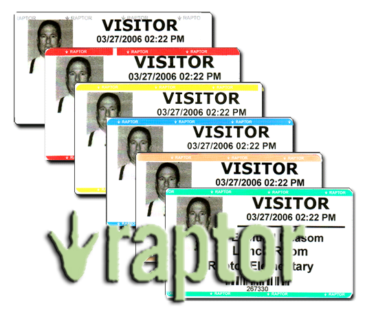 Raptor Visitor Badge