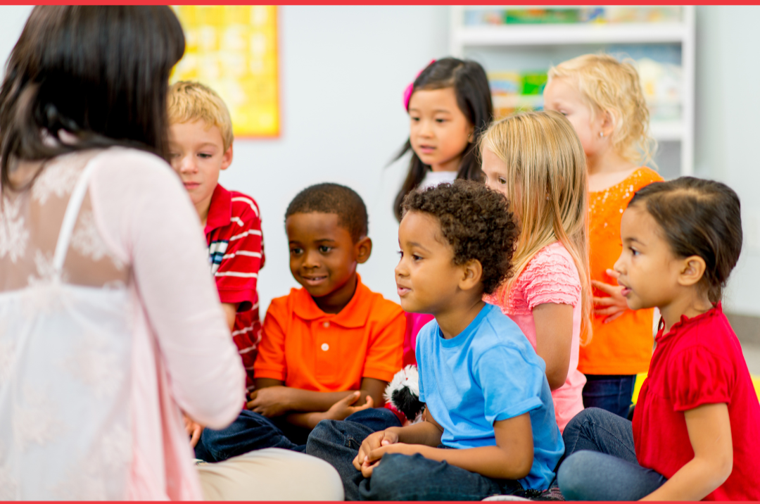classroom with students and teacher