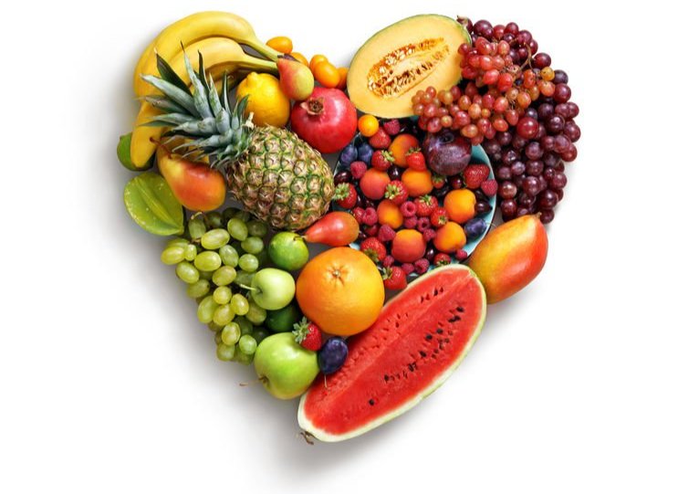 fruit shaped like a heart