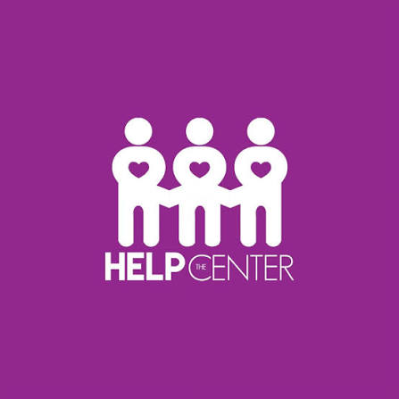 three people holding hands, help center