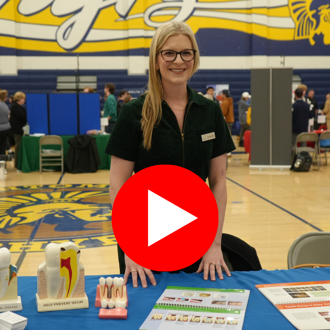 Community member at Career Fair 