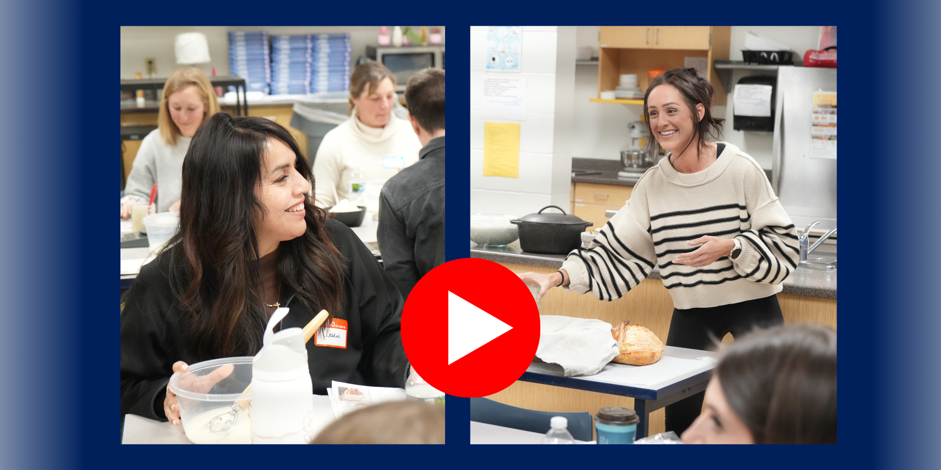 Community members in Sourdough 101 class