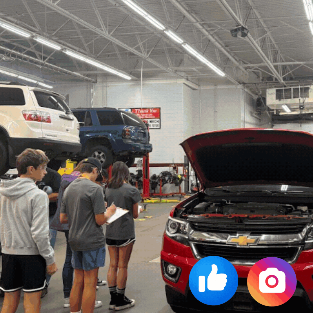 Community members in Car Care 101, Cross Country, and Dog Massage
