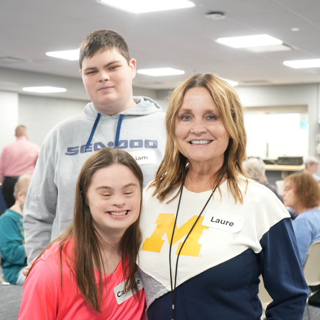 Community members at Community Lunch