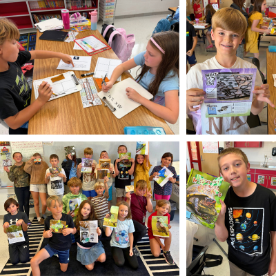 4th graders work on math and science