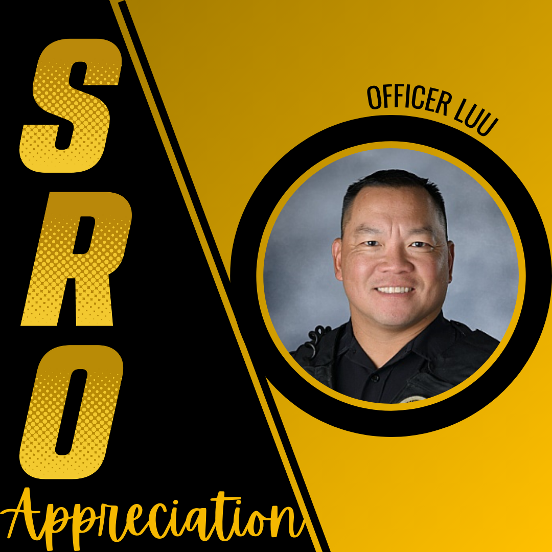 SRO Appreciation Photo of Officer Luu