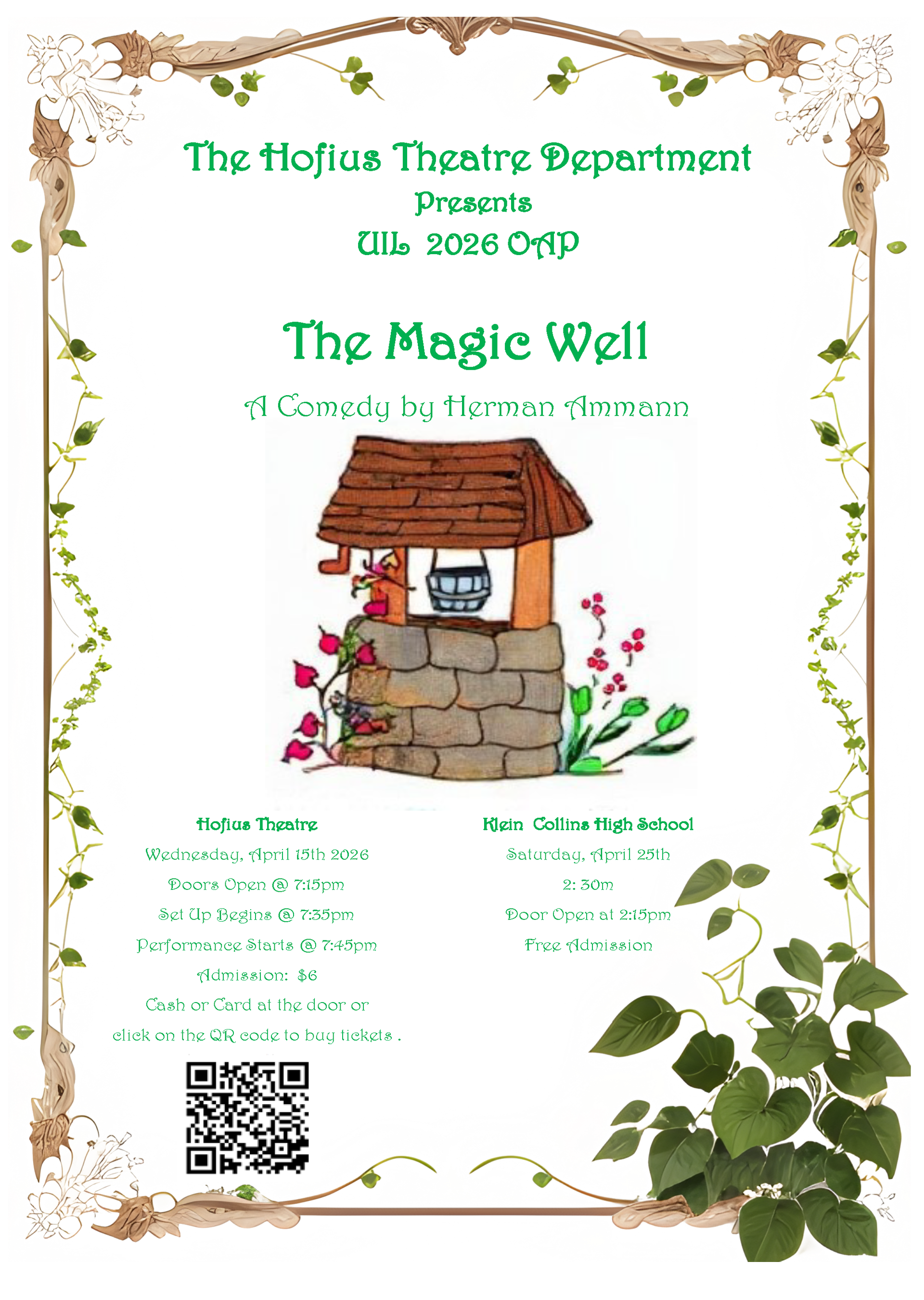 OAP Magic Well Poster 