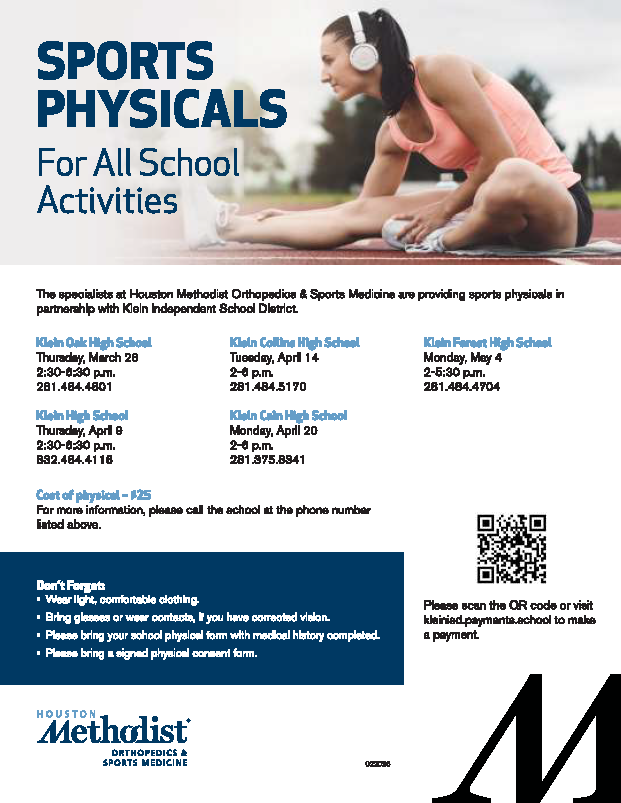 Klein ISD 2026 Physical Flyer