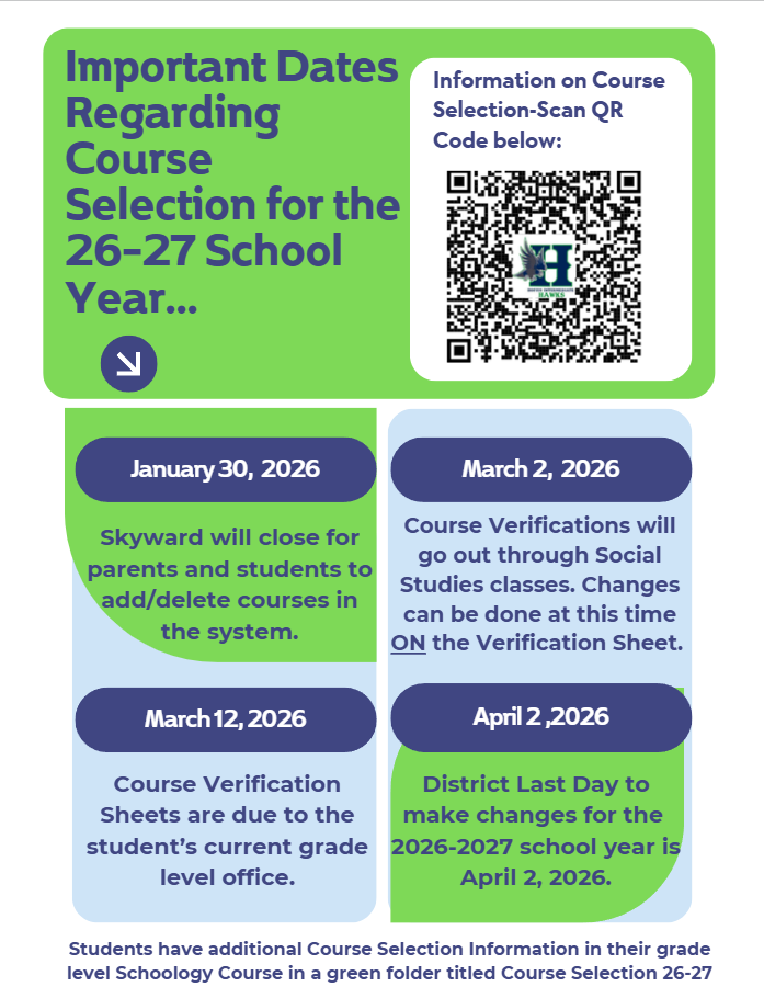 Course Selection Imp Dates