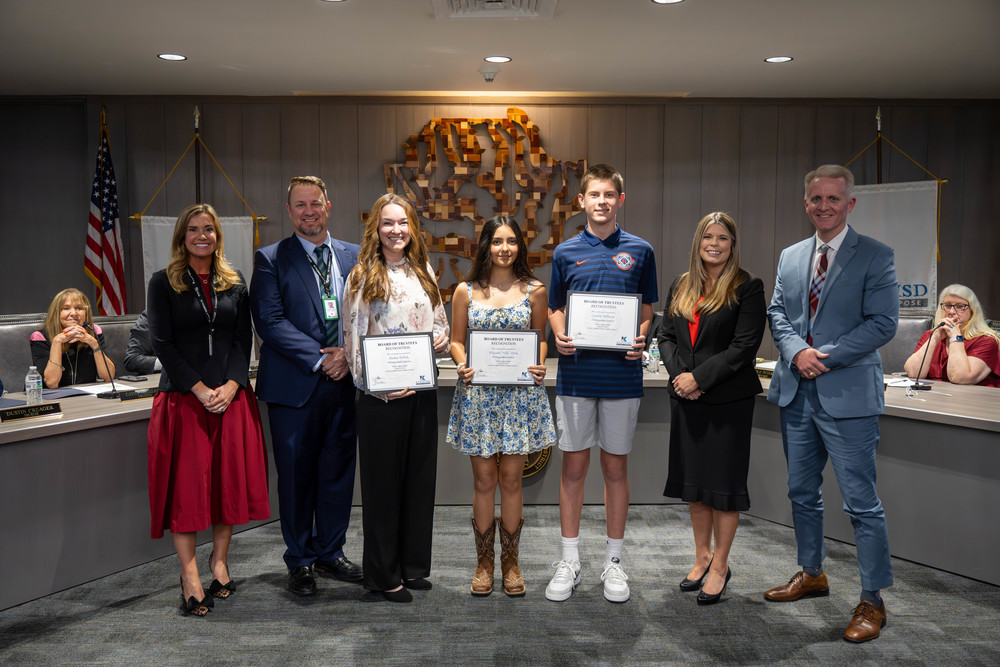 Hofius at KISD School Board