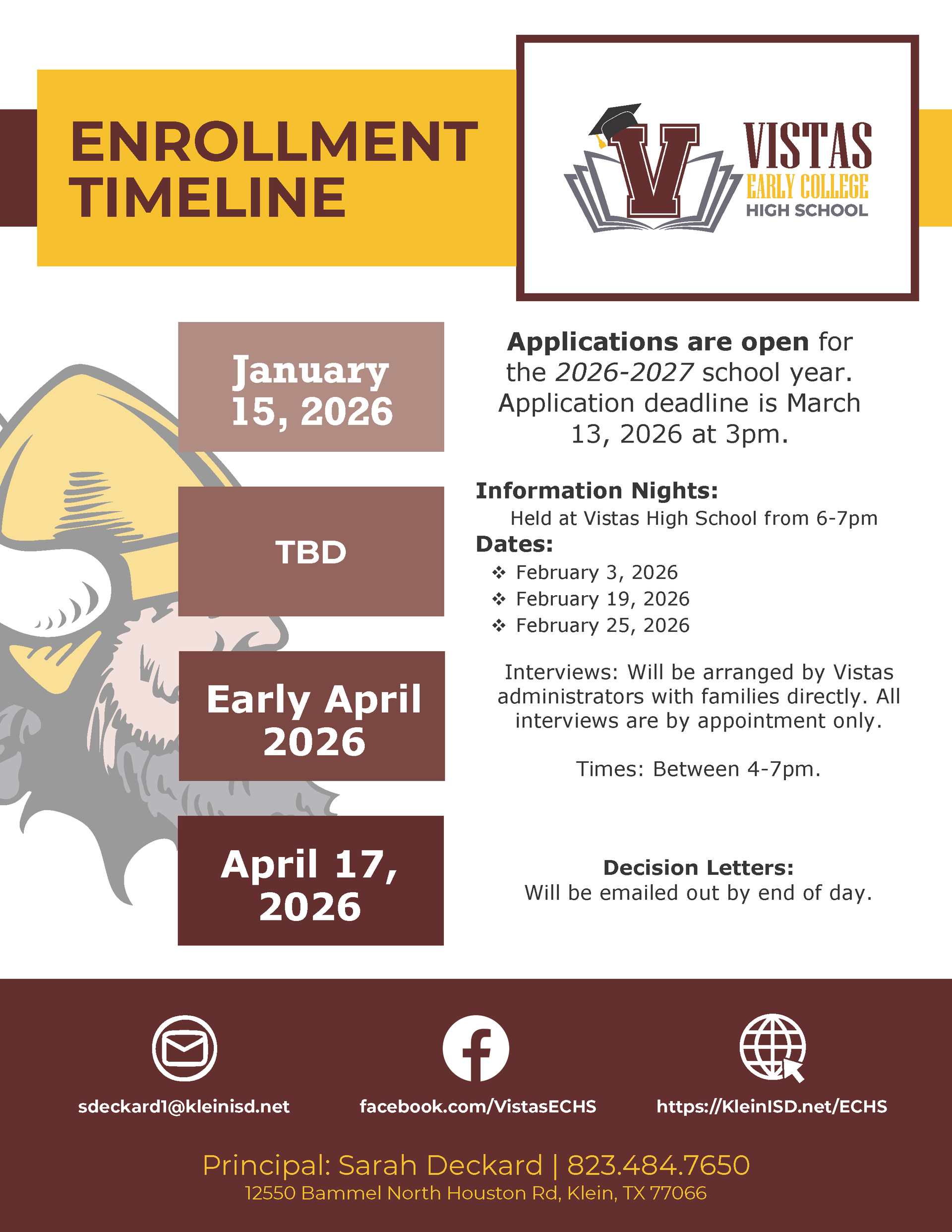 Early College High School Enrollment Timeline