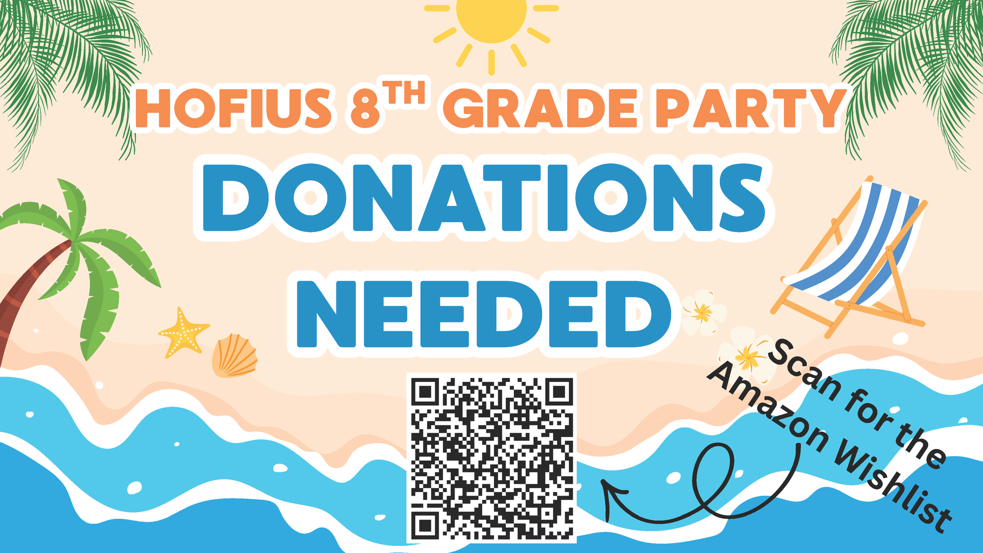 8th Grade Party Donations