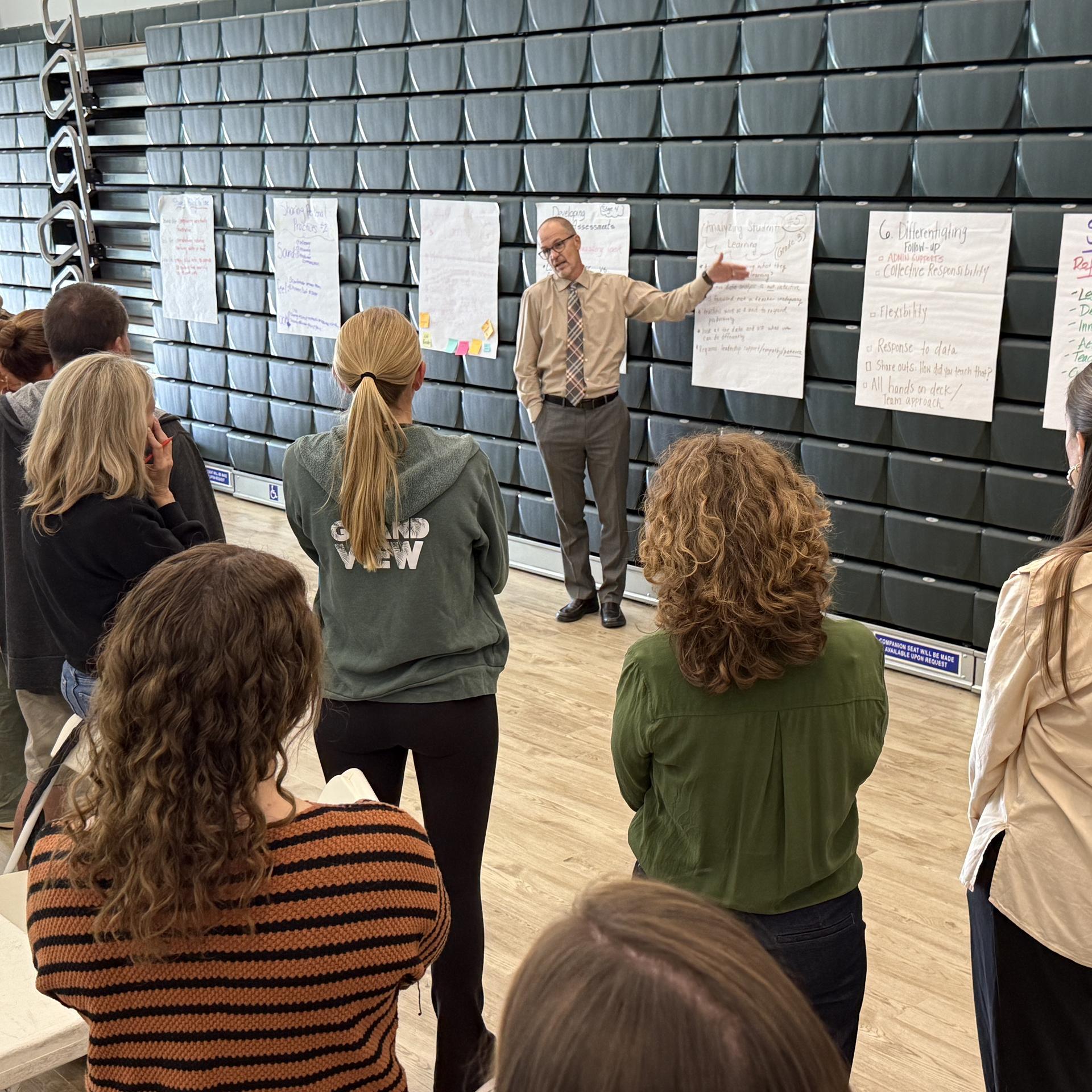 UDL session with posters