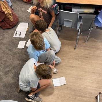 GV spotlight - kids on floor