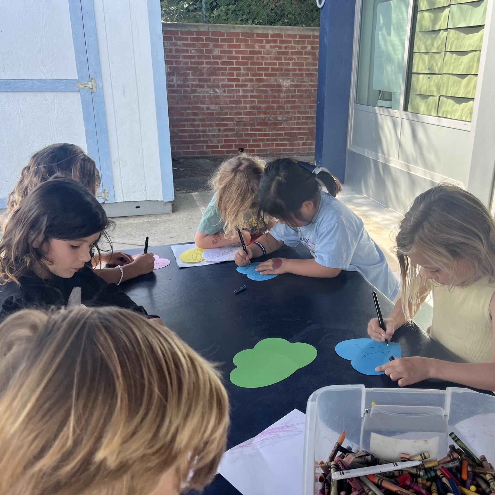 kids doing UAH activity