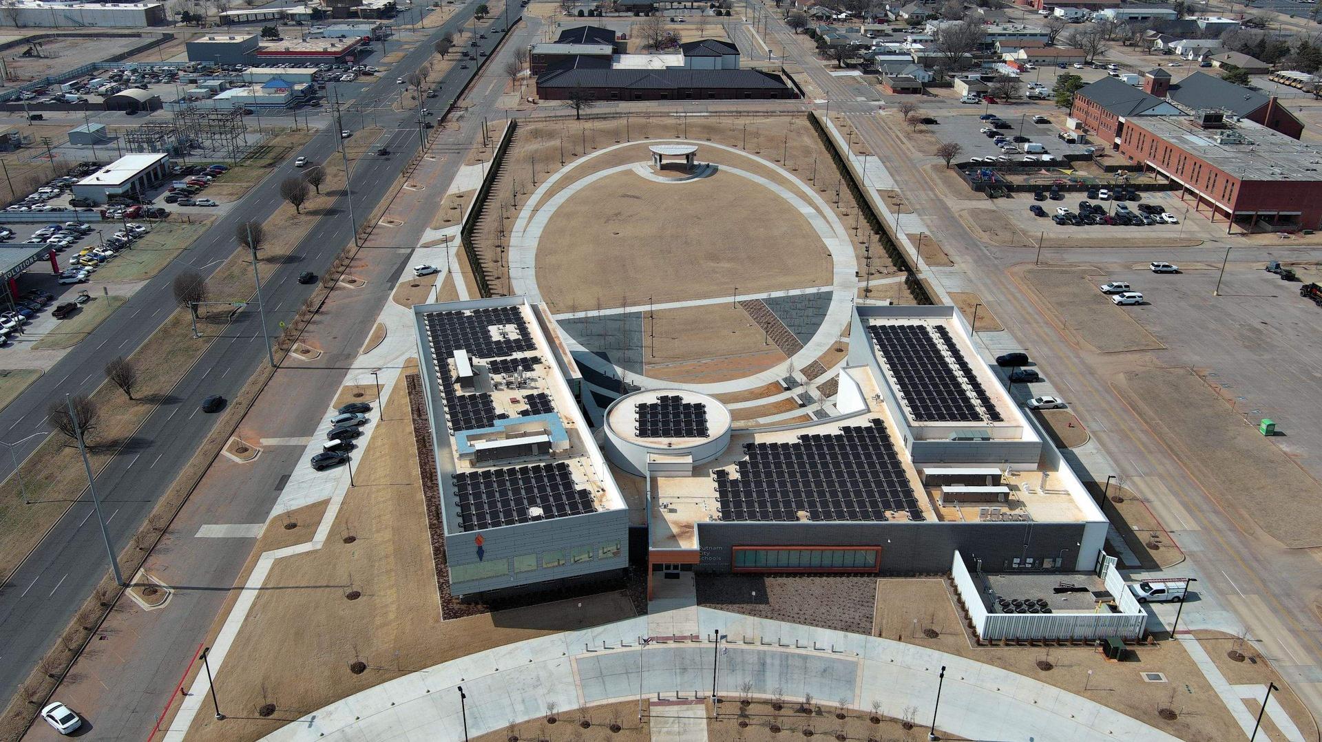 student running on the track