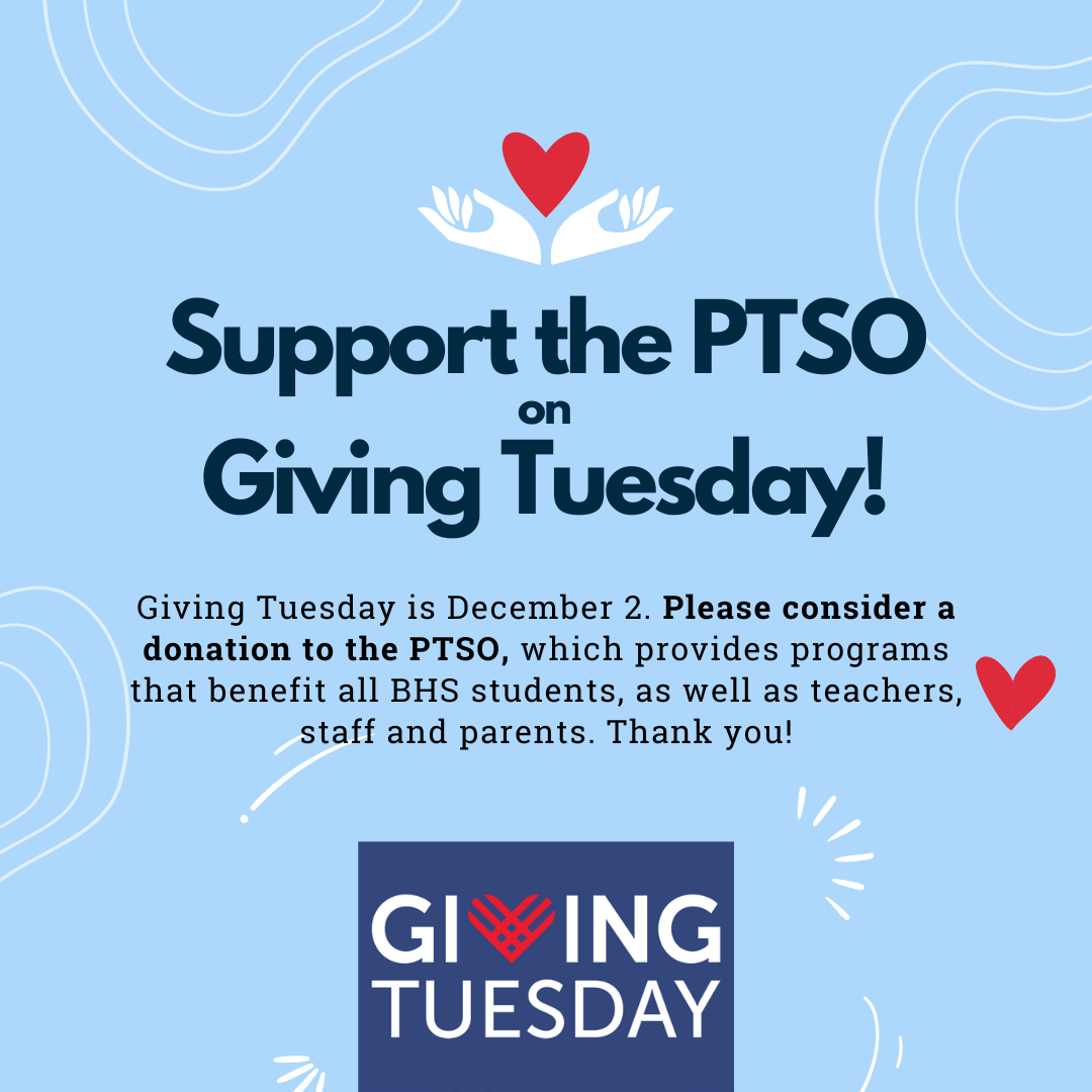 Support the PTSO on Giving Tuesday