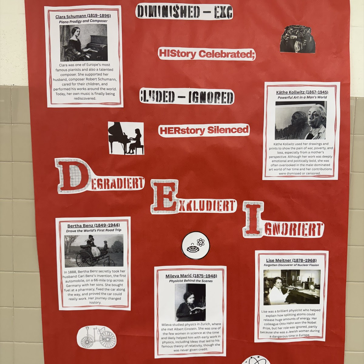 Poster for women's history month