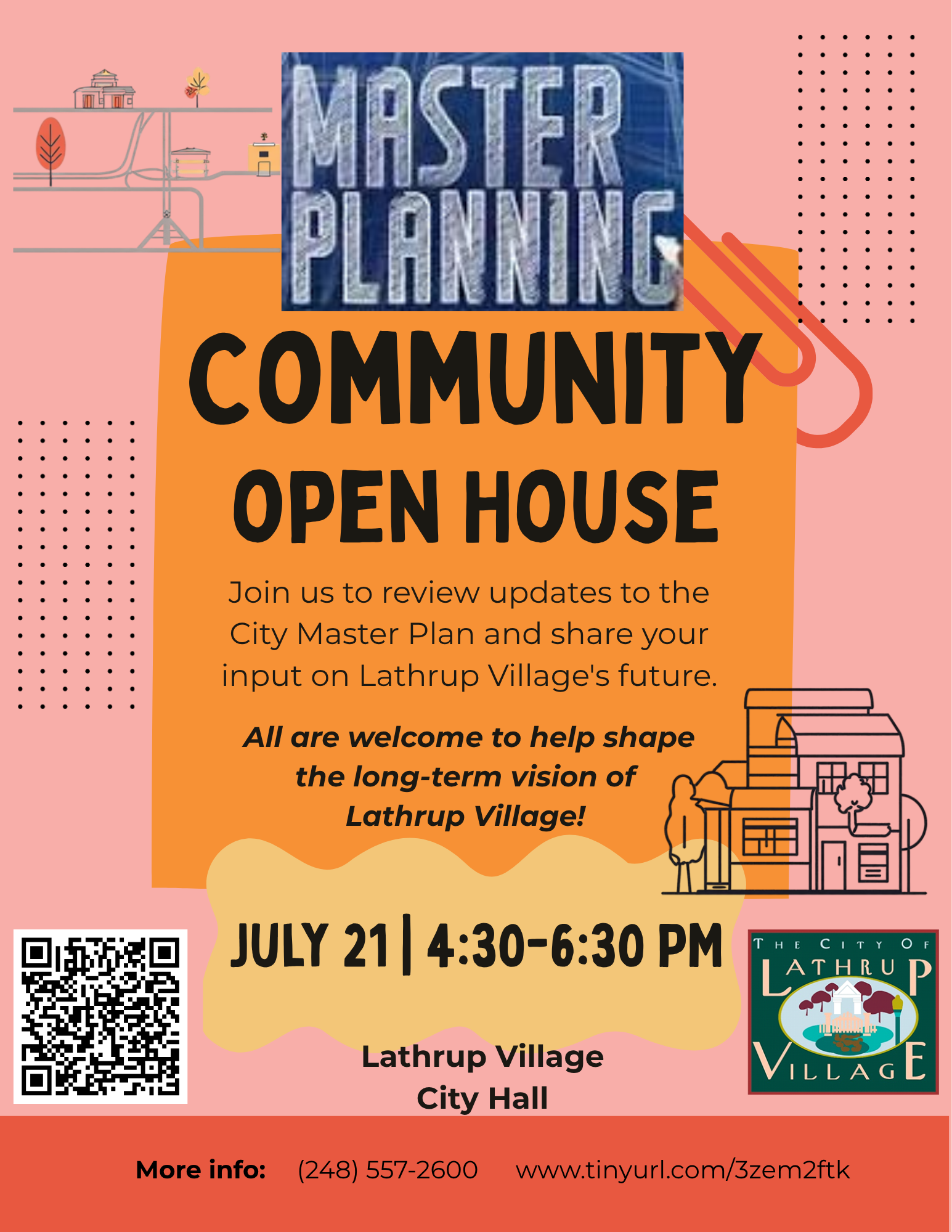 Master Plan Open House Flyer