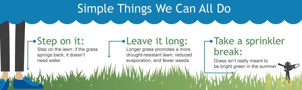 Simple things to limit water use