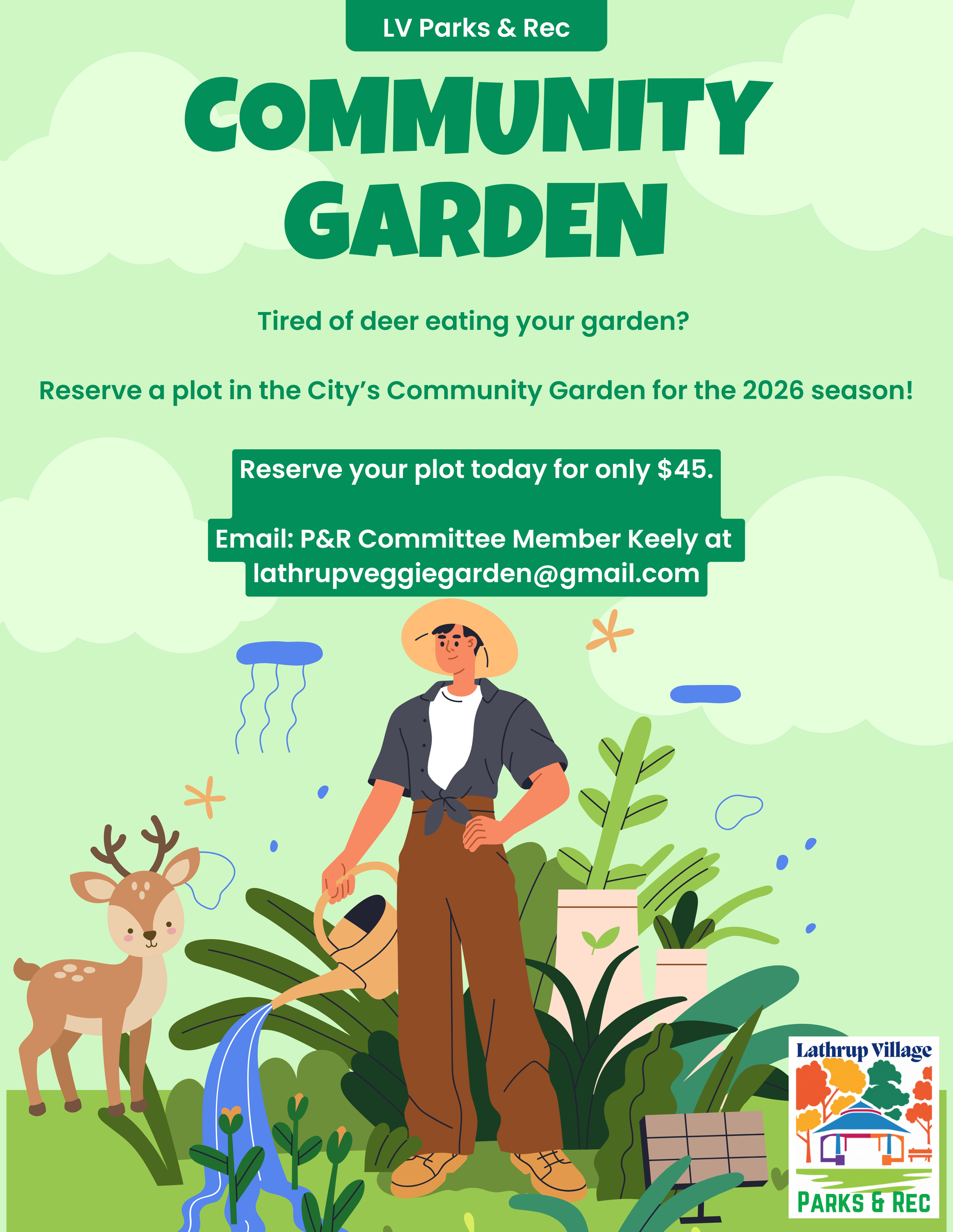 P&R Community Garden Flyer