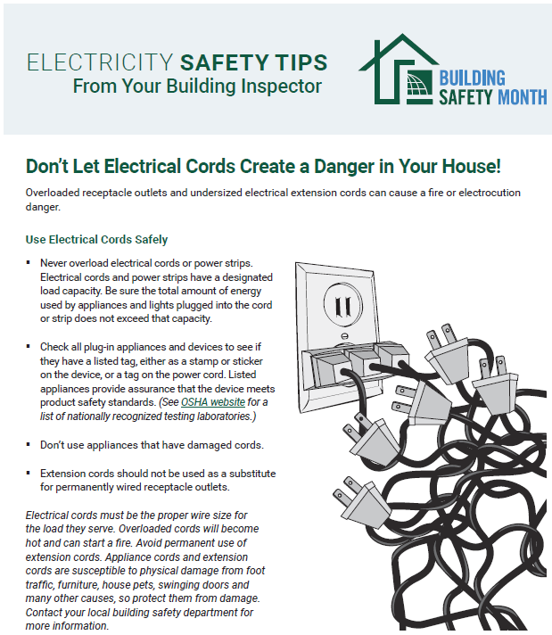 Electricity Safety Tips