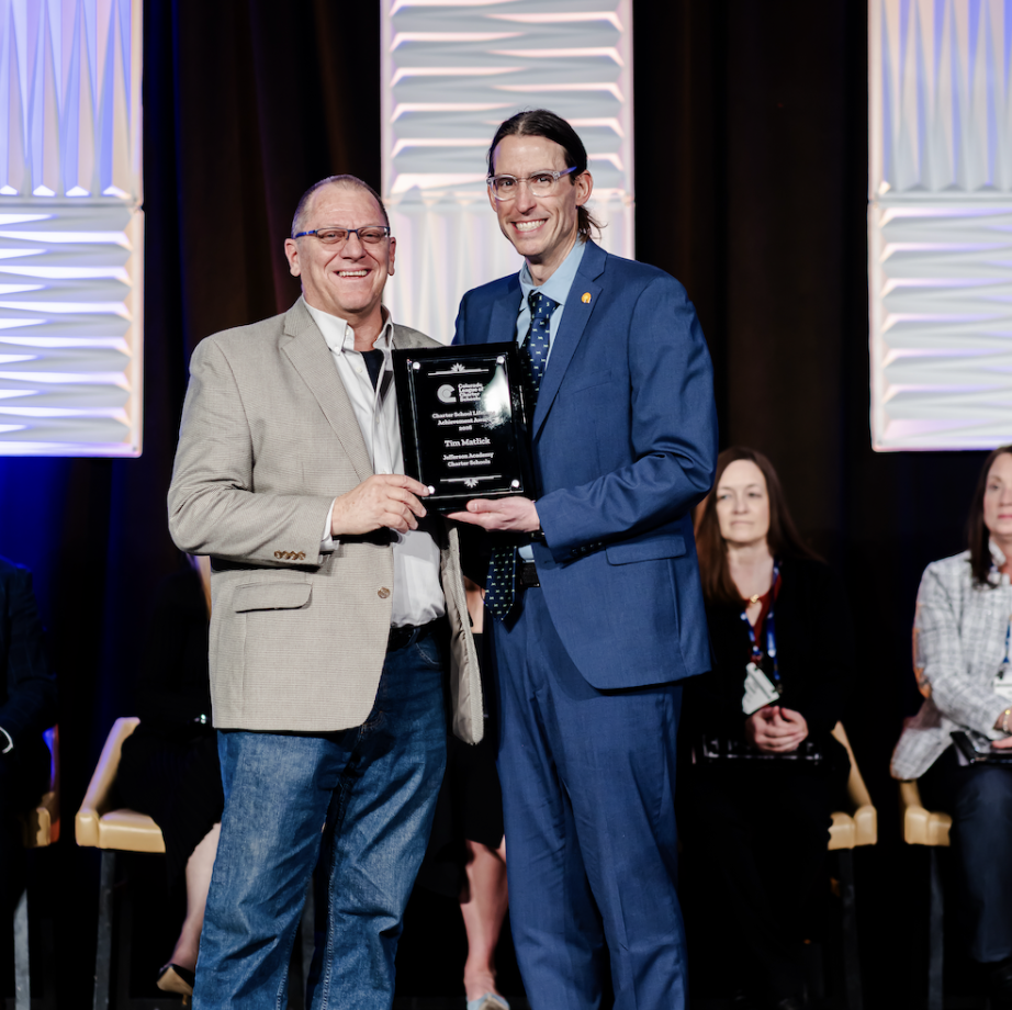 Tim Matlick receiving the Lifetime Achievement award