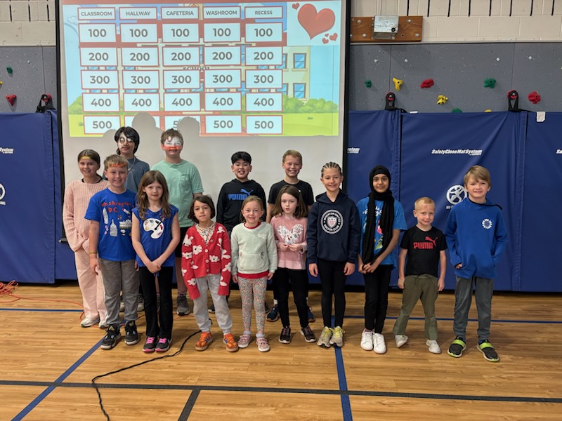 Students play jeapardy as whole school