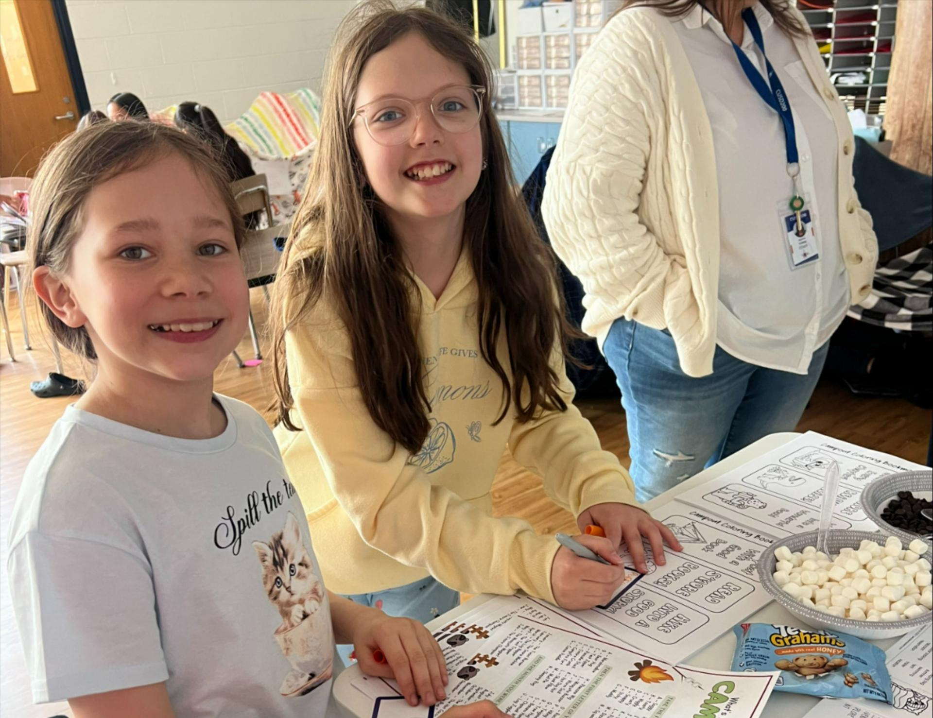 Reading Camp Out in 5th grade