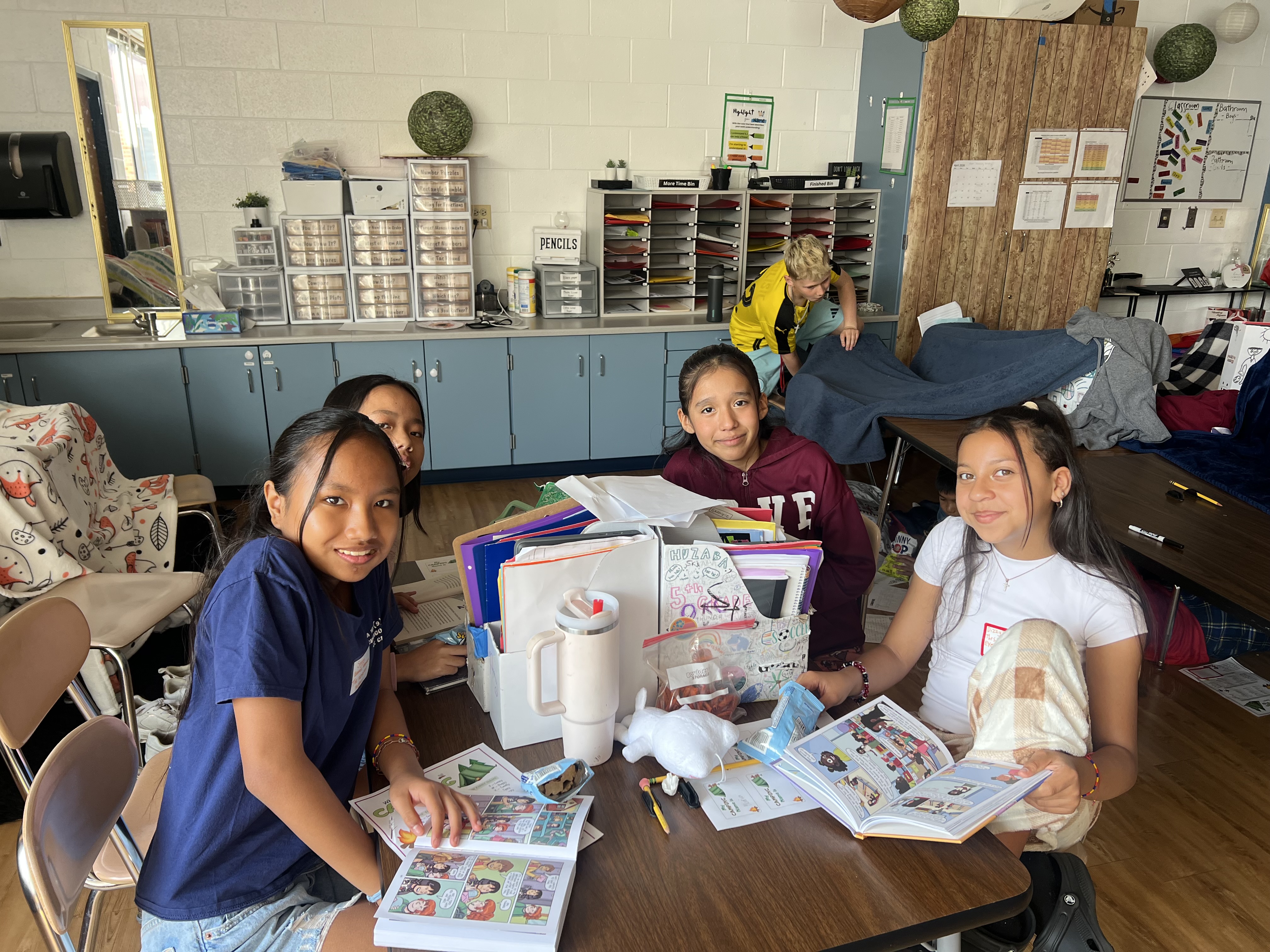 Reading Camp Out in 5th grade