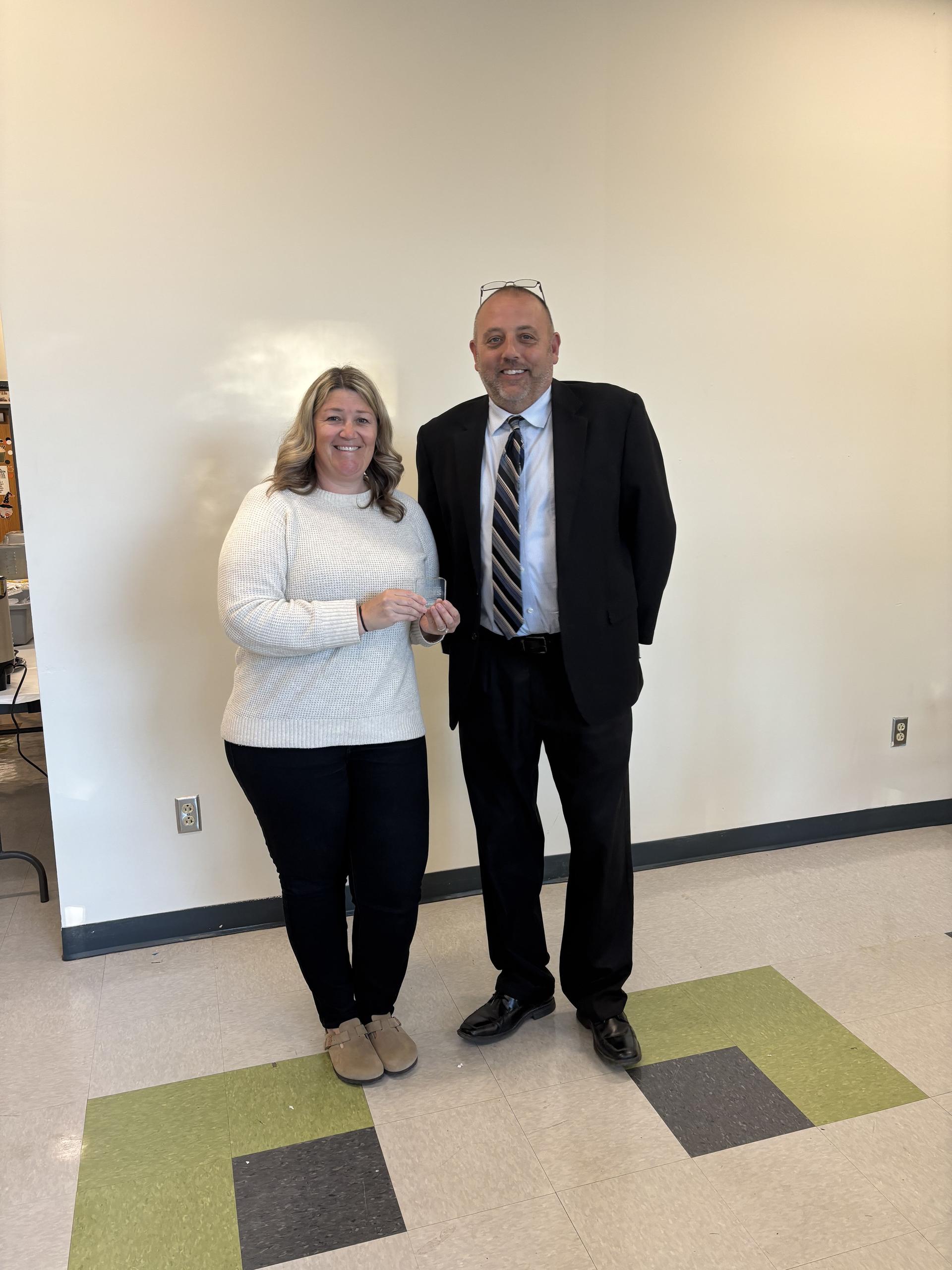 Court Hamilton with Patty Frank and D.J. Shepardson