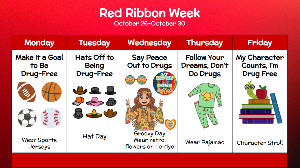 Red Ribbon Week Sign