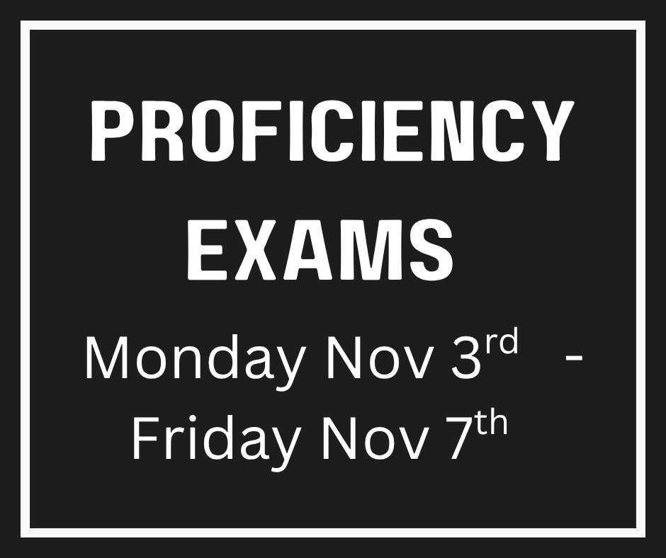 NDHS Proficiency Exams