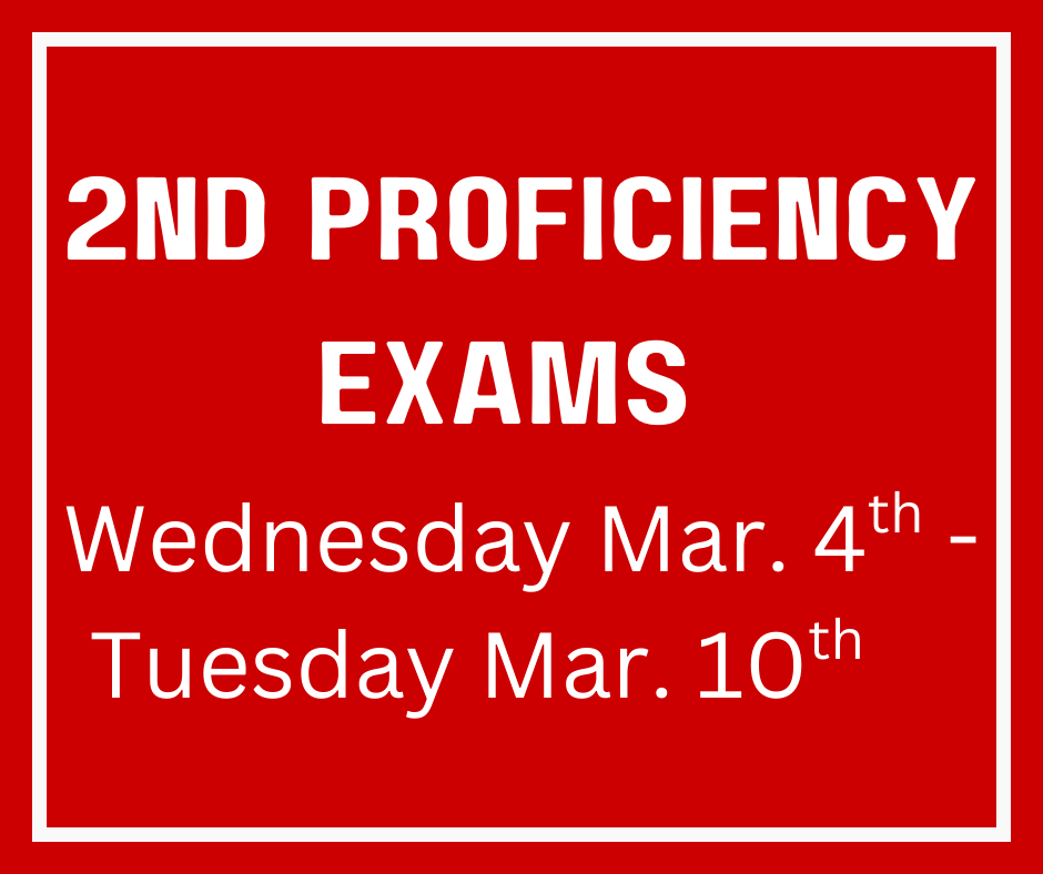 Proficiency Exams