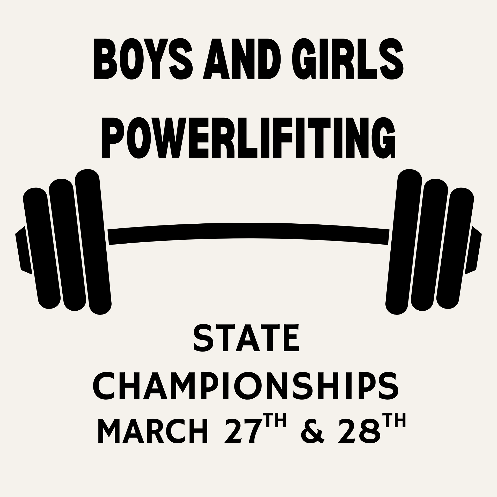 NDHS powerlifting State Championships