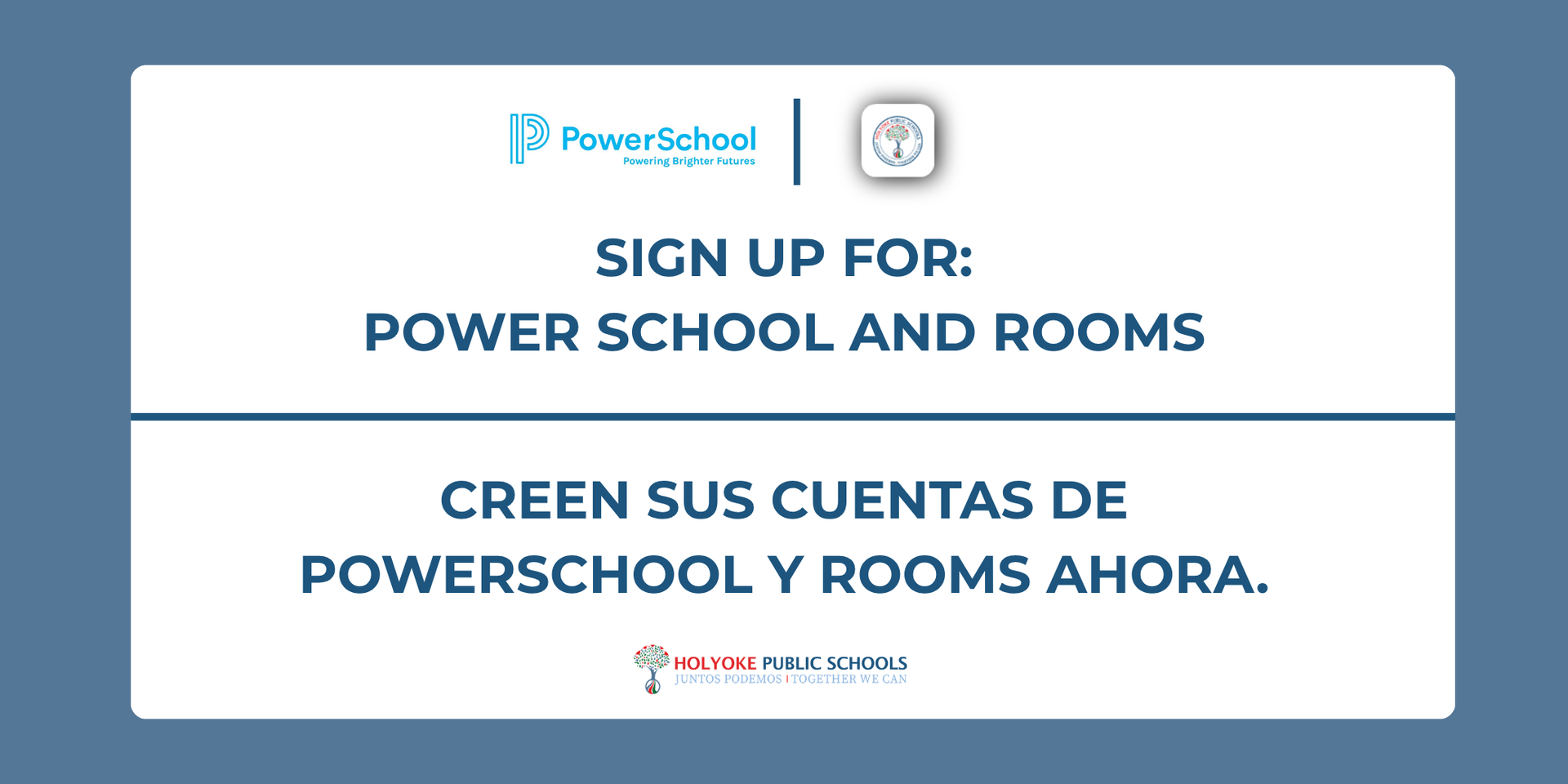 graphic displaying a call to action message to sign up for parent platform