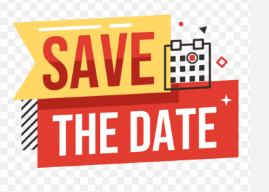 Save the date quote with calendar icon