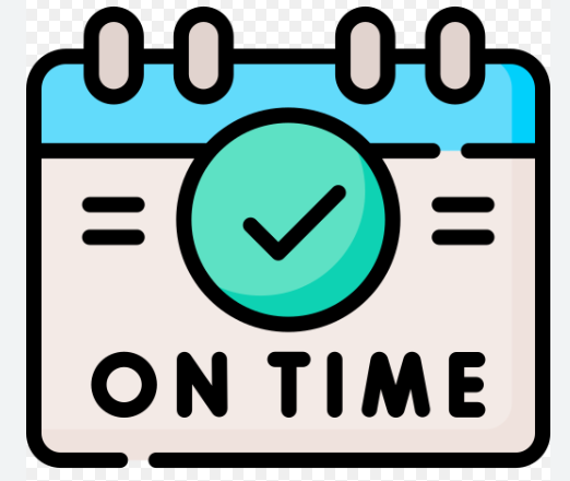 ON TIME CHECK MARK