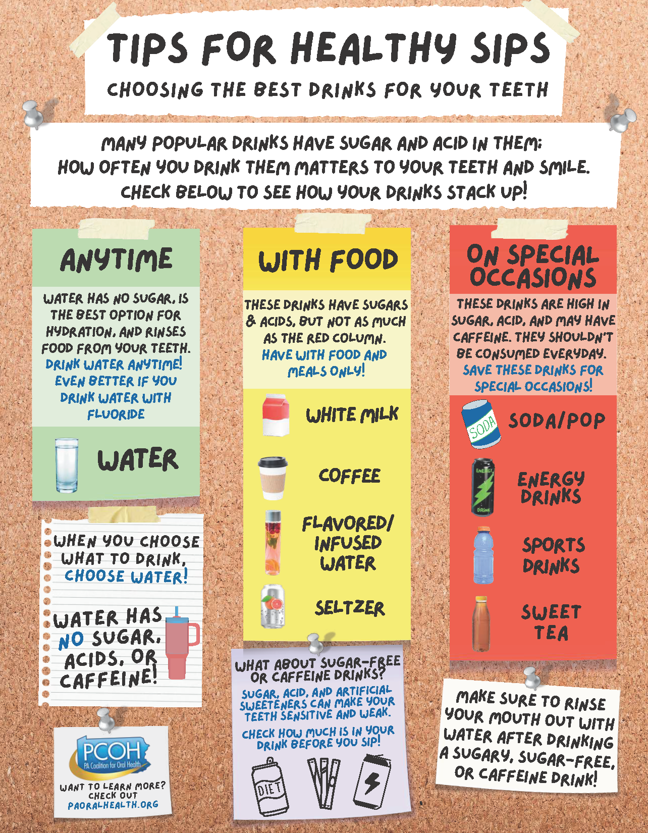 tips for healthy sips