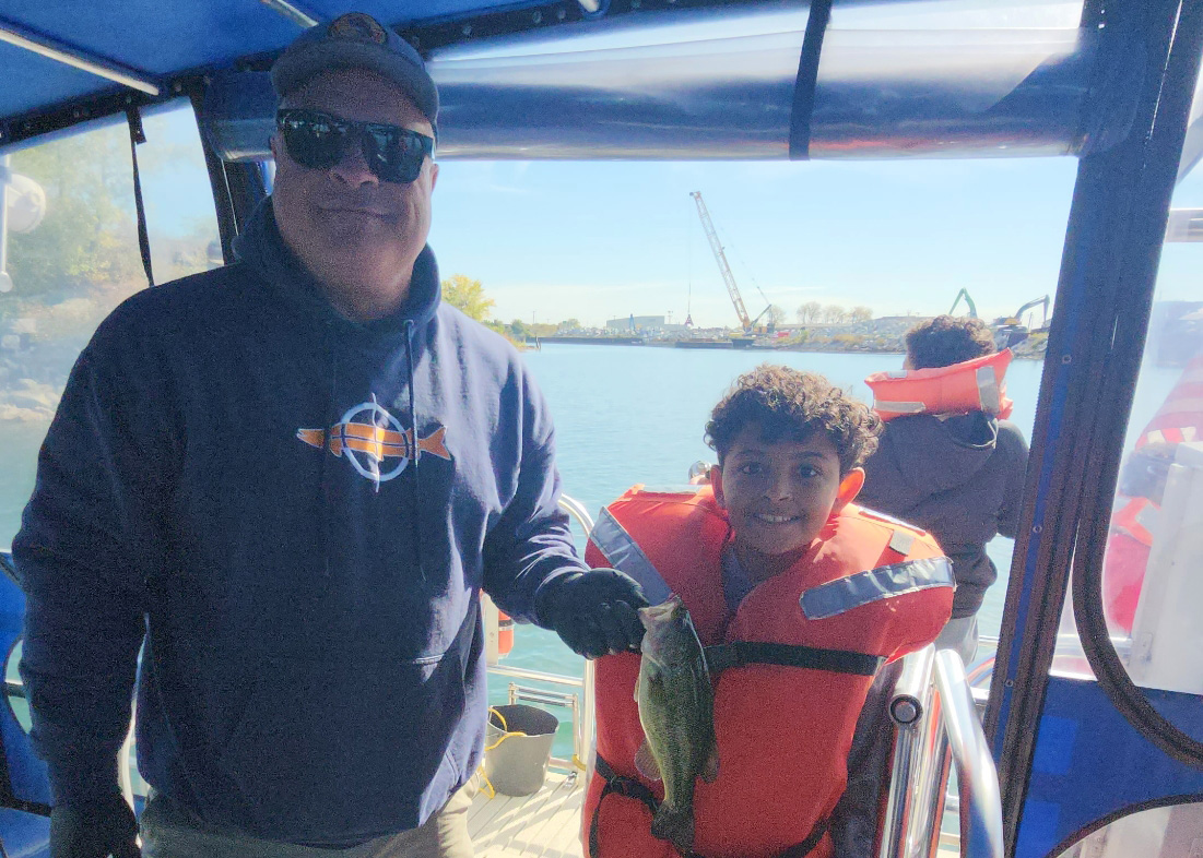 Students participate in fishing club