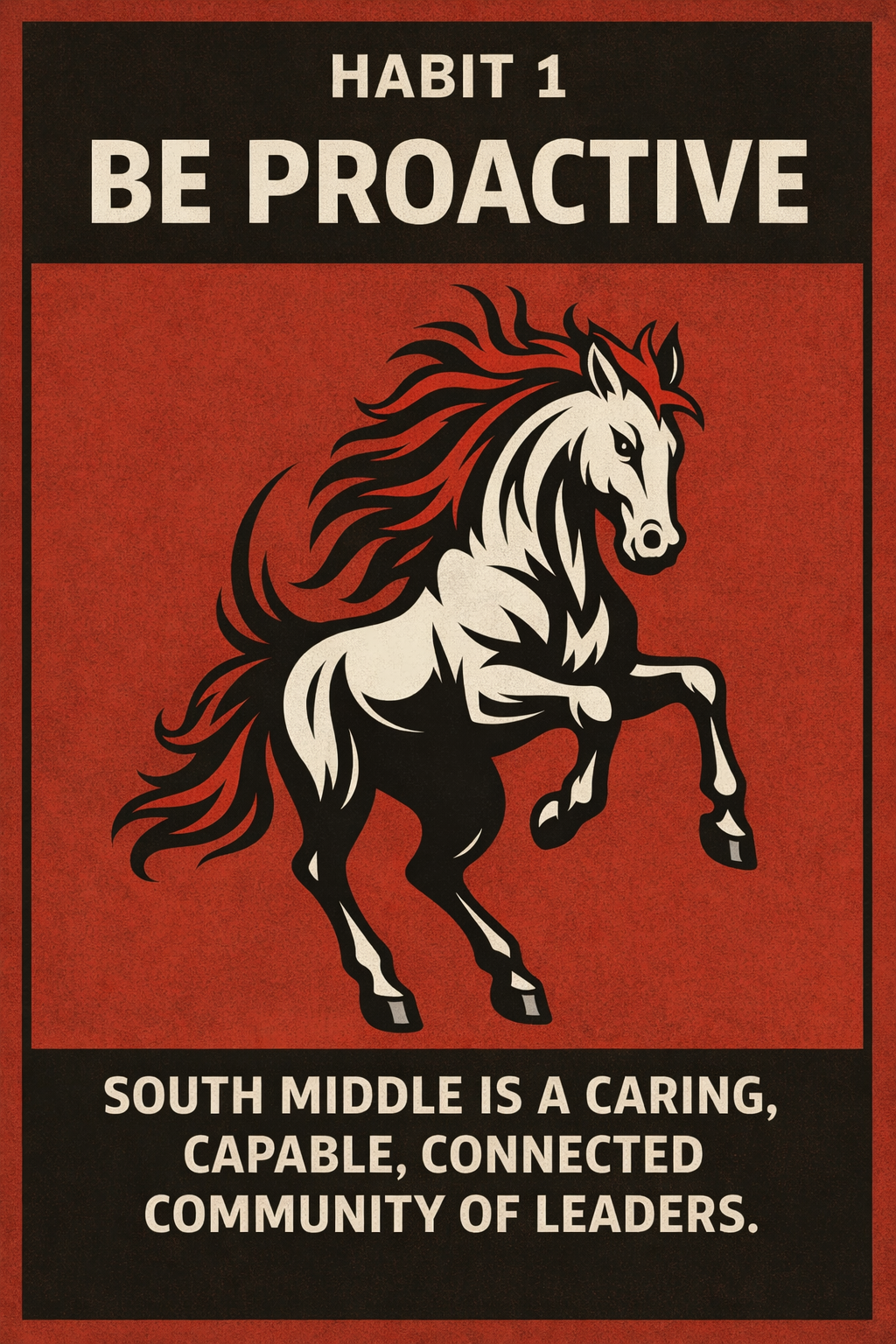 habit 5, seek first to understand, south middle is a caring capable connected community of leaders