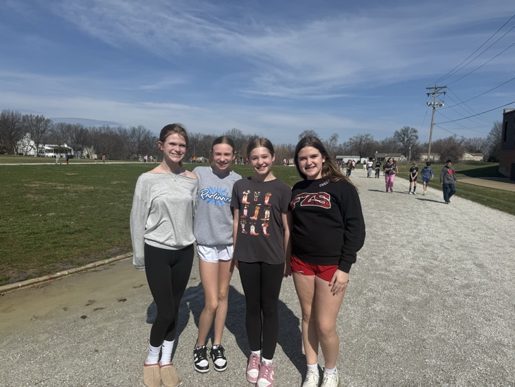 students on the track