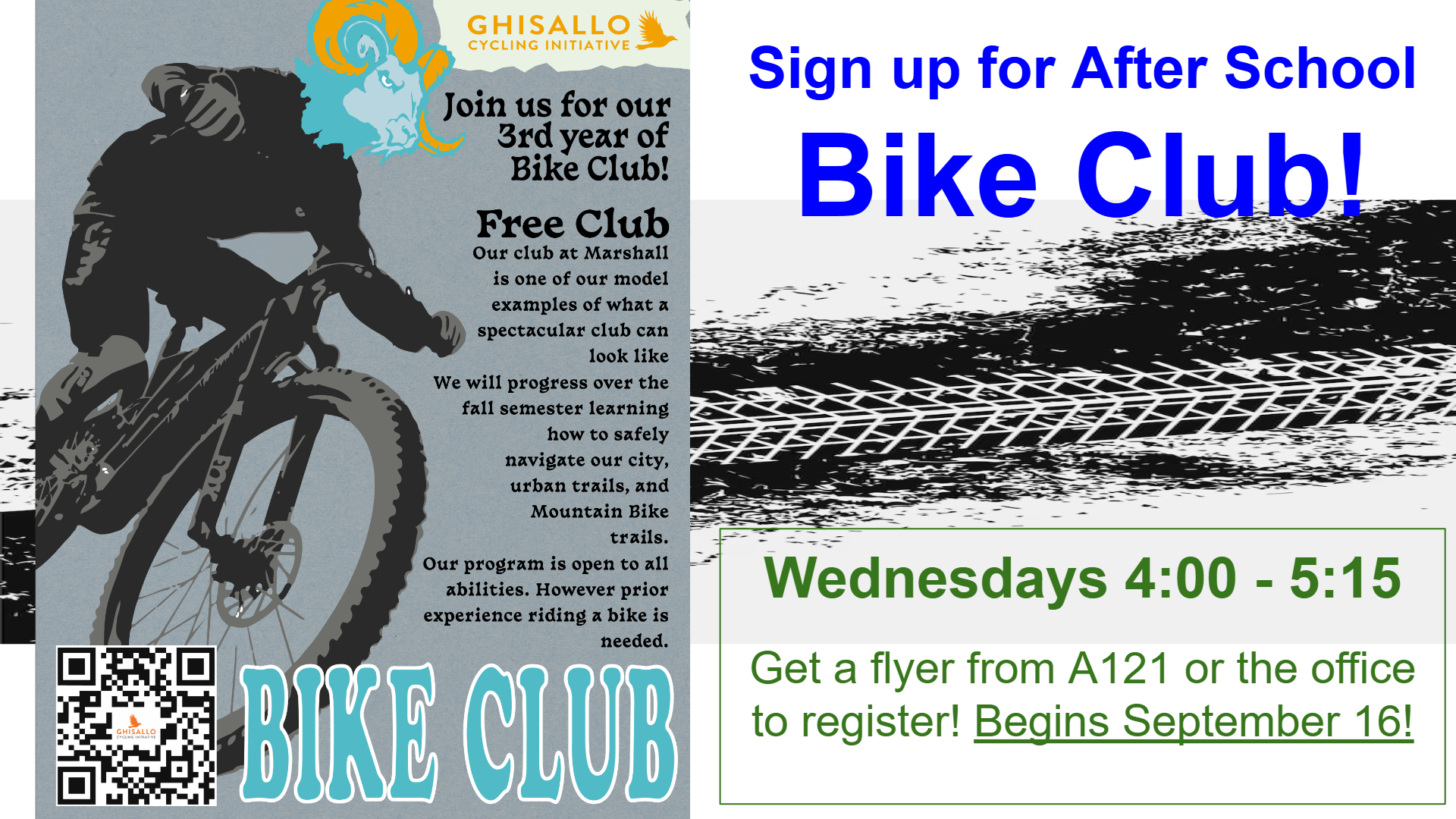 Bike Club Flyer