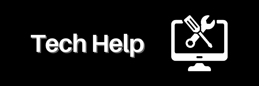 Decorative header: Tech help