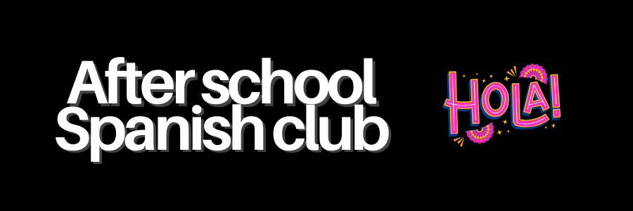 decorative header: after school Spanish club