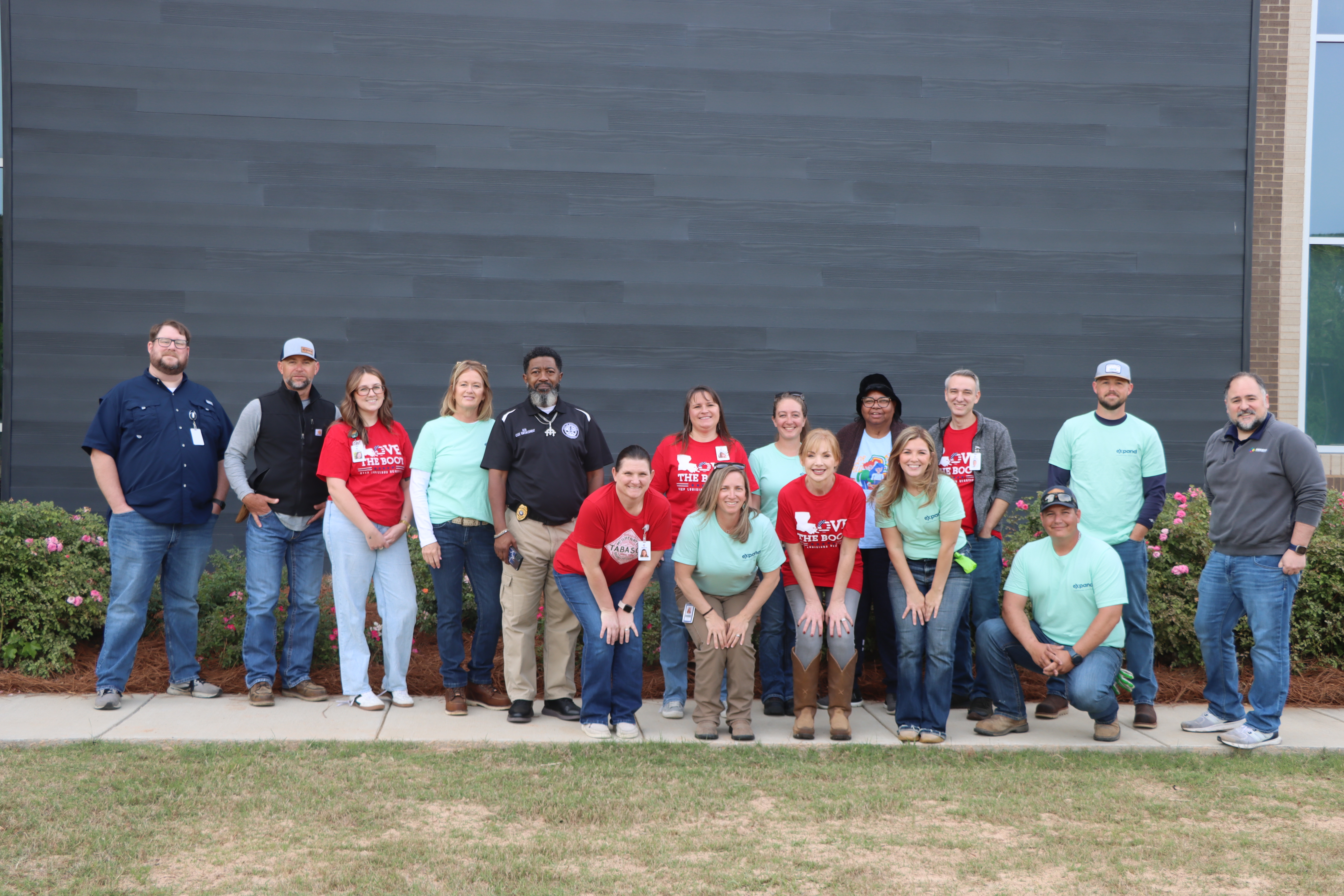 Employees group photo