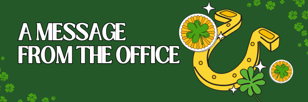 A message from the office