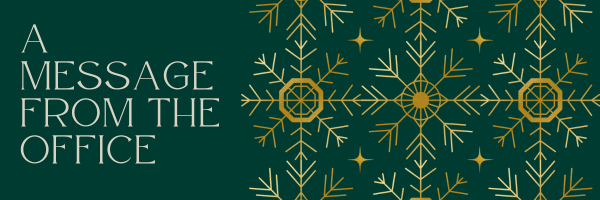 A message from the office